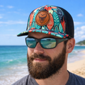 Megalodon Surfs Up Trucker Hat