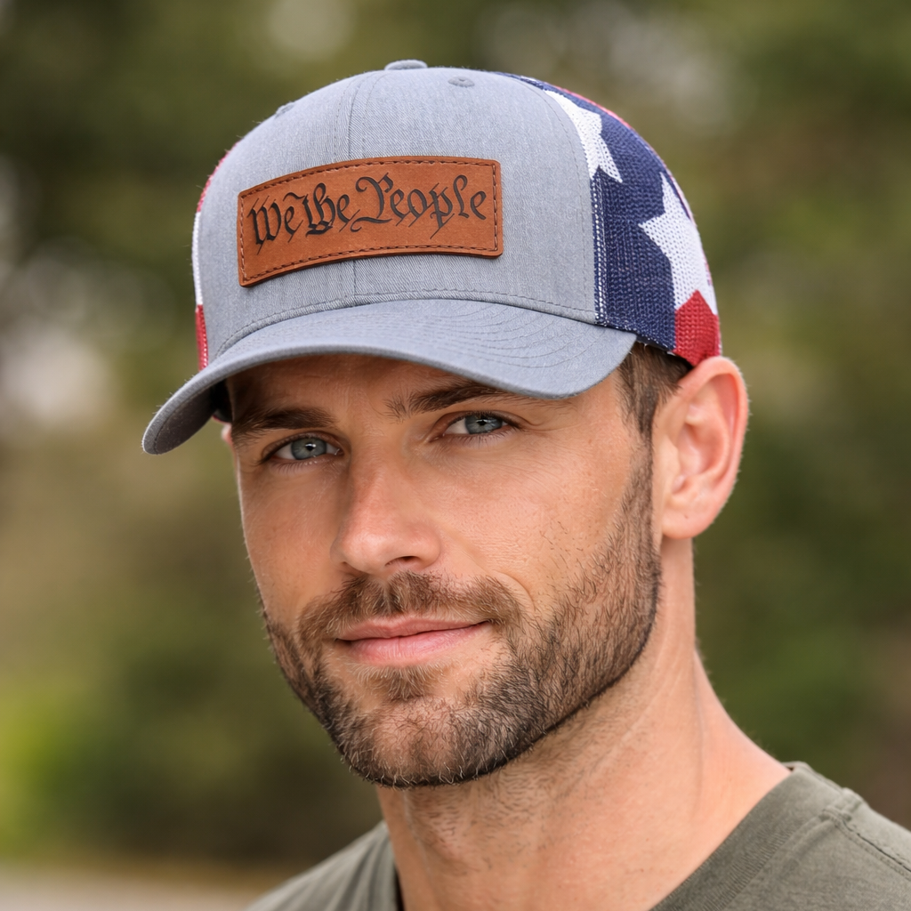 We The People Leather Patch Hat – Richardson 112