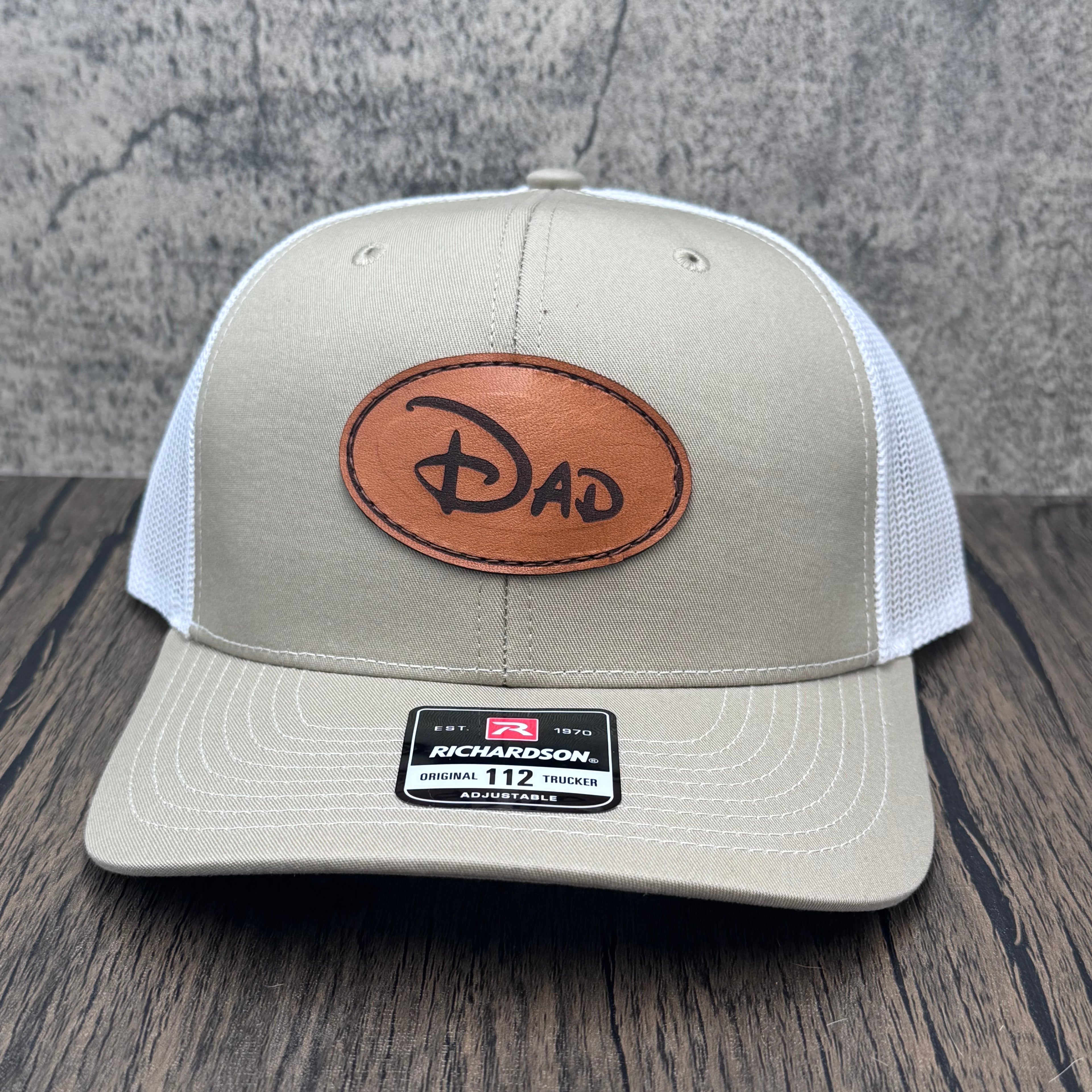 Dad Leather Patch Hat – Tan/White Richardson 112